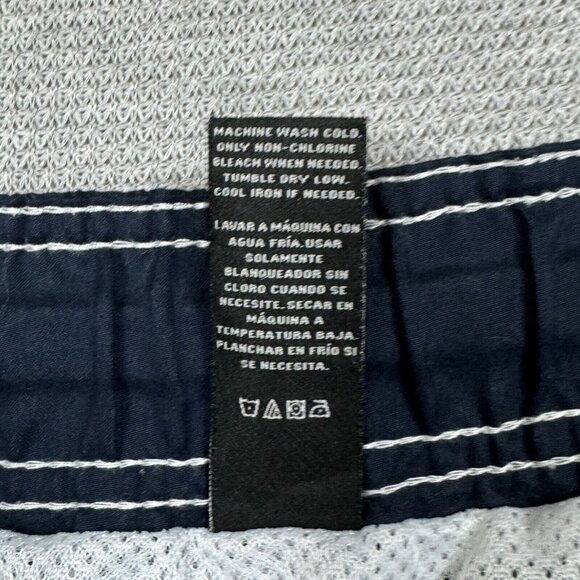 Ocean Pacific Mens Multicolor Plaid Board Shorts Drawstring Waist Lined Size L - Picture 7 of 11